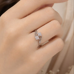 Zircon Ring-407 (Silver)
