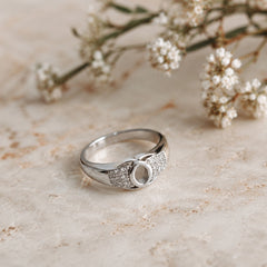 Zircon Ring-417 (Silver)