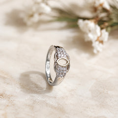 Zircon Ring-417 (Silver)