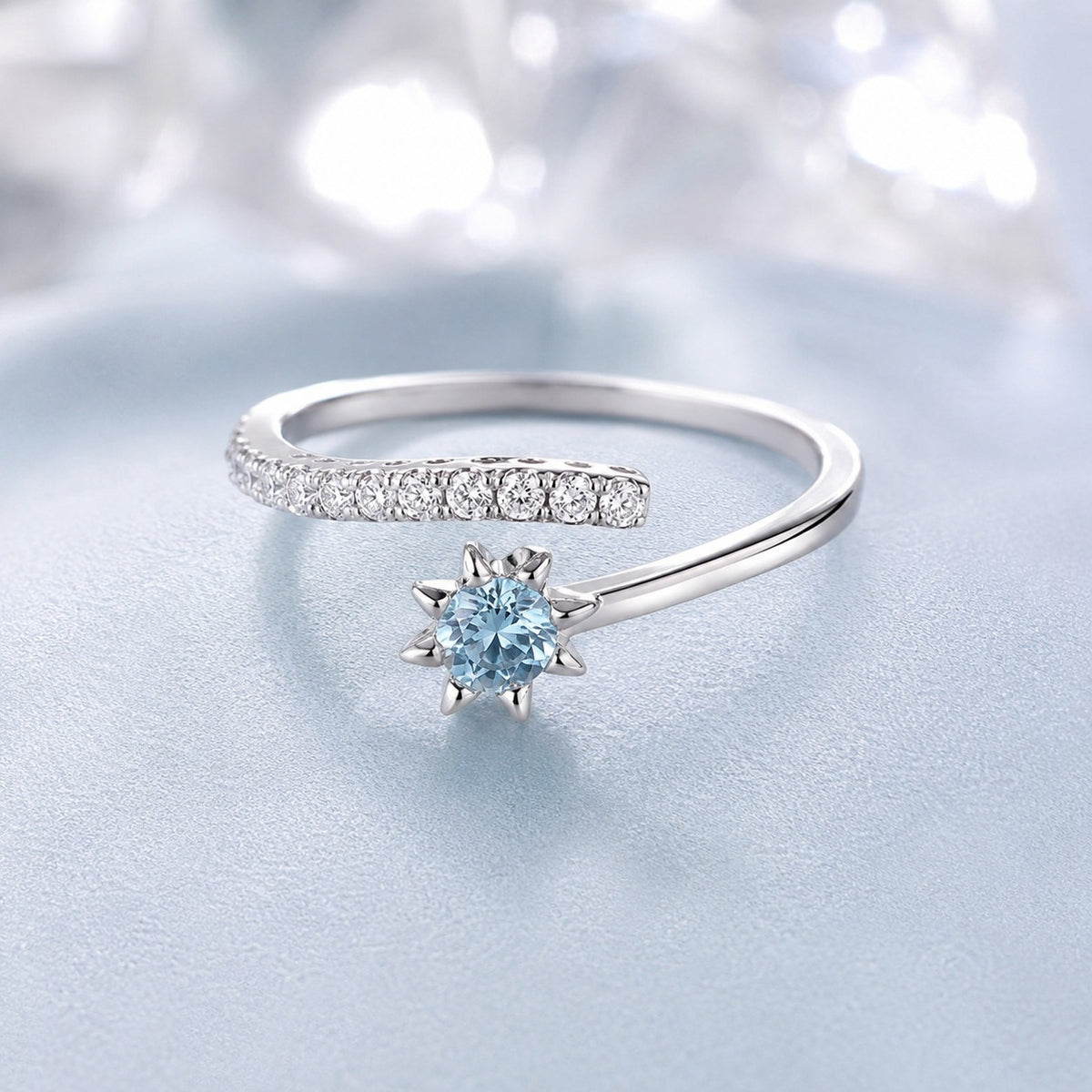 Zircon Ring-420 (Silver)