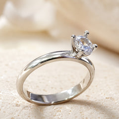 Zircon Ring-422 (Silver)