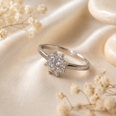 Zircon Ring-424 (Silver)