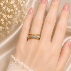 Zircon Ring-451 (Golden)