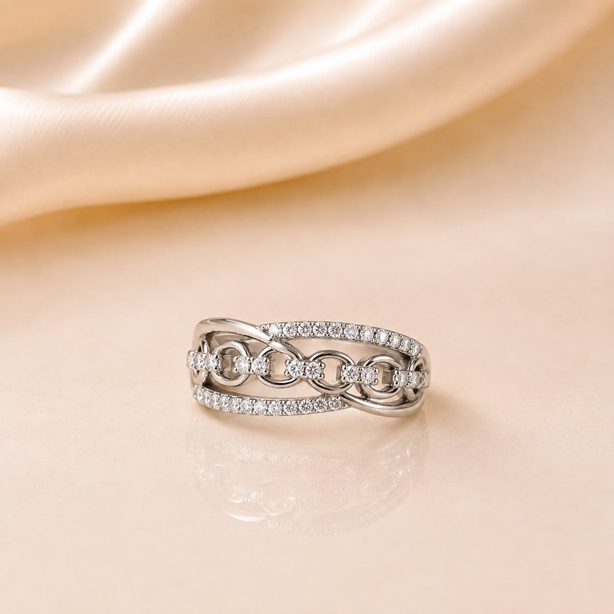 Zircon Ring-442 (Silver)