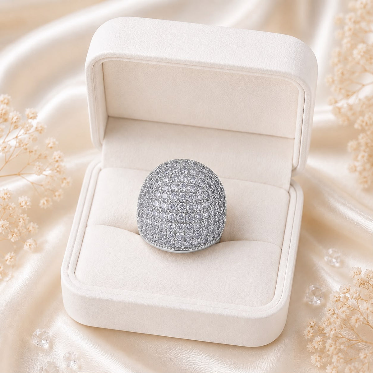 Zircon Ring-453 (Silver)
