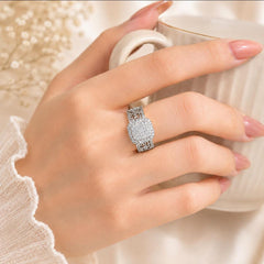 Zircon Ring-455 (Silver)