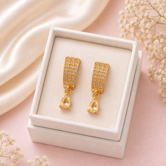 Zircon Earring-246 (Golden)