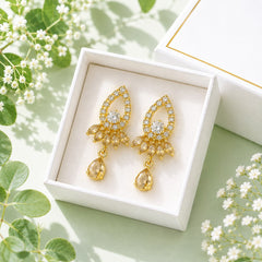 Zircon Earring-248 (Golden)