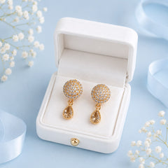 Zircon Earring-247 (Golden)
