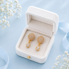 Zircon Earring-247 (White)