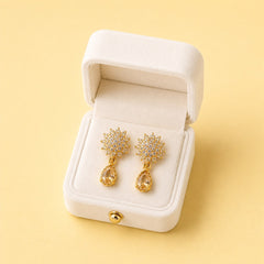 Zircon Earring-242 (Golden)