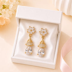 Zircon Earring-241 (White)