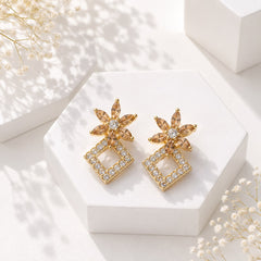 Zircon Earring-250 (Golden)