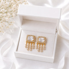 Zircon Earring-240 (White)