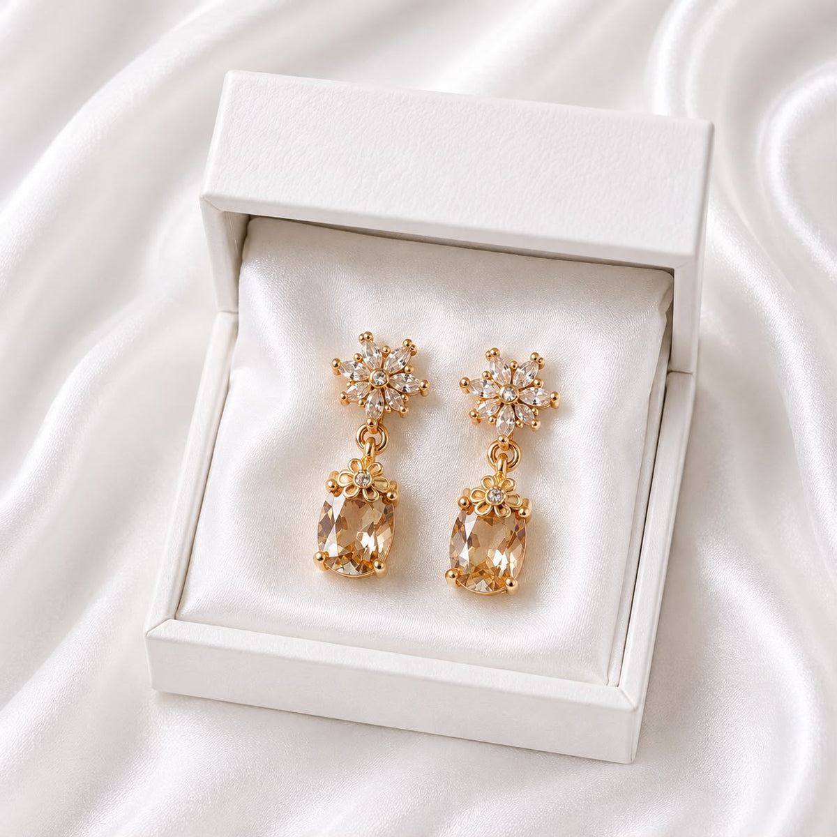 Zircon Earring-239 (Golden)