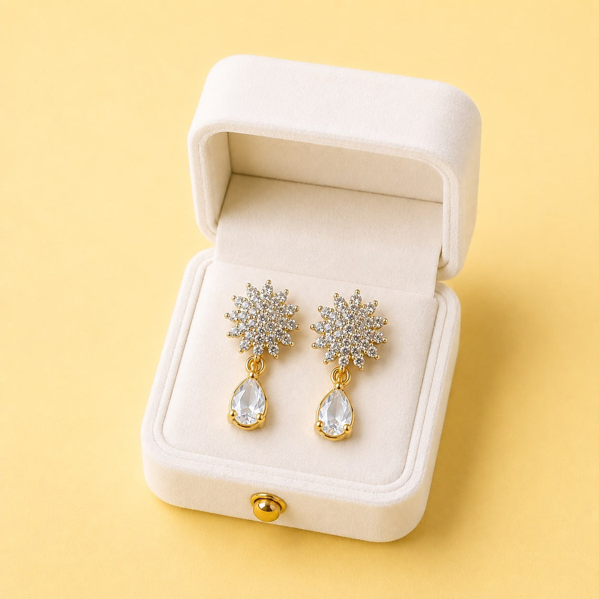 Zircon Earring-242 (White)