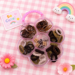 Flower Hair Accessory set-02 (Assorted Colors)