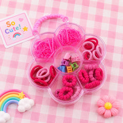 Flower Hair Accessory set-03 (Assorted Colors)