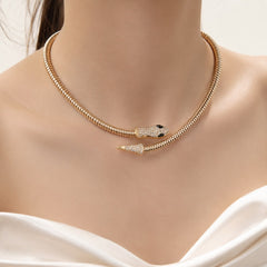 Snake Choker-03 (Golden)