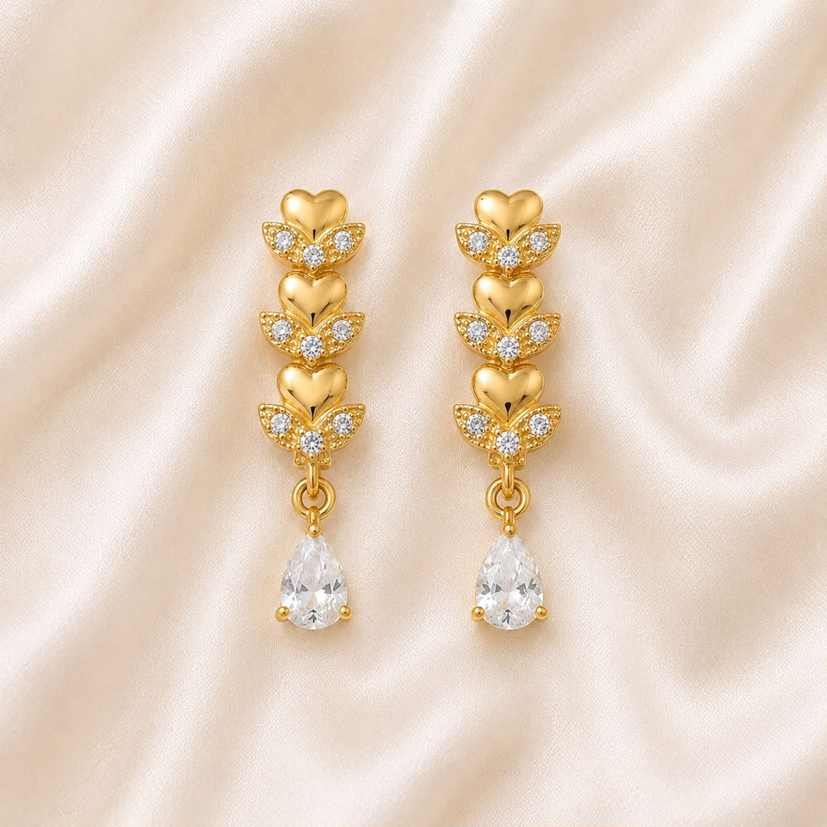 Zircon Earring-251 (White)