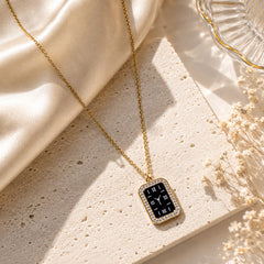 Stainless Steel Watch Pendant-03 (Golden)