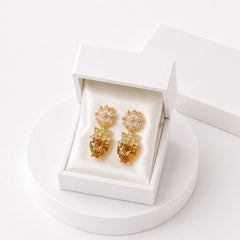 Zircon Earring-252 (Golden)