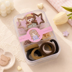 3 in 1 Hair Accessory set-10 (Assorted Colors)