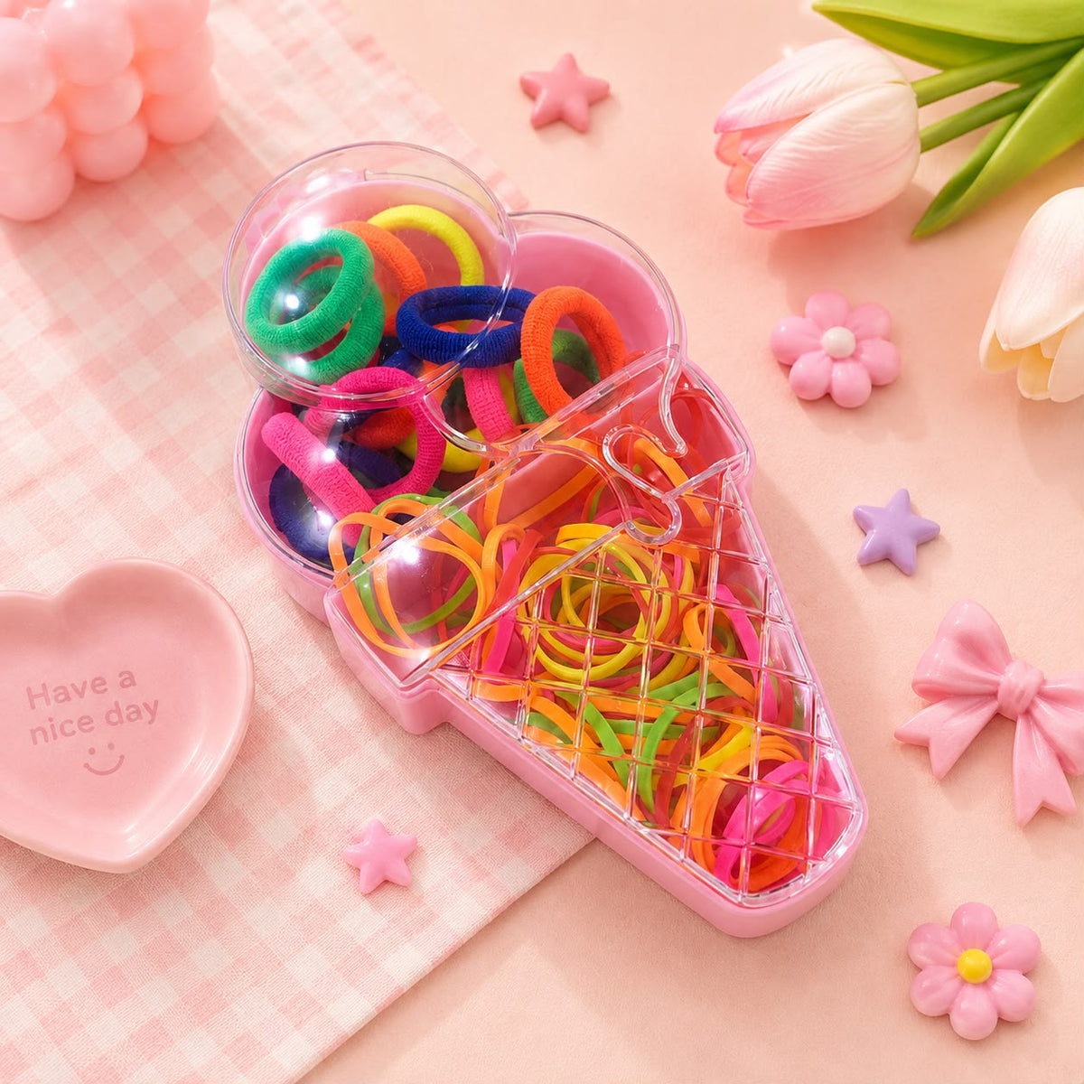 Ice-cream Hair Accessory set-08 (Assorted Colors)
