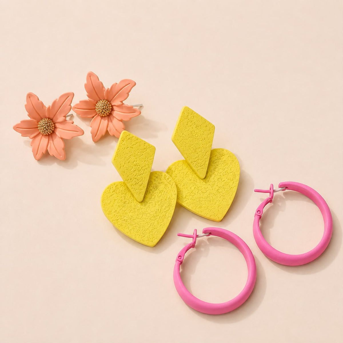 Trio Statement Earring Set-05