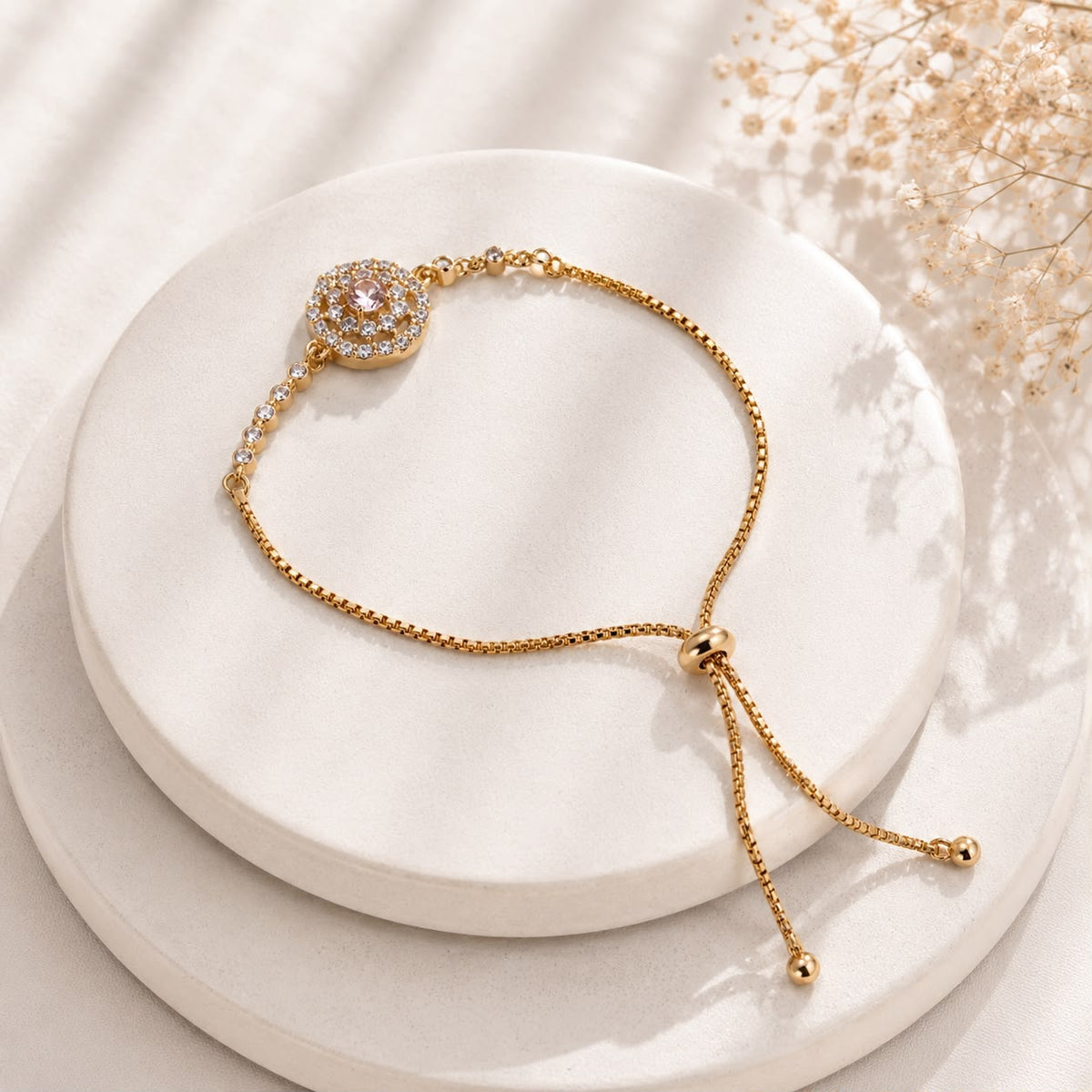 Adjustable Bracelet-289 (Golden)