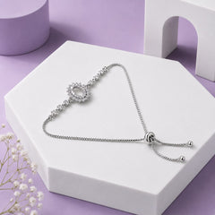 Adjustable Bracelet-287 (Silver)
