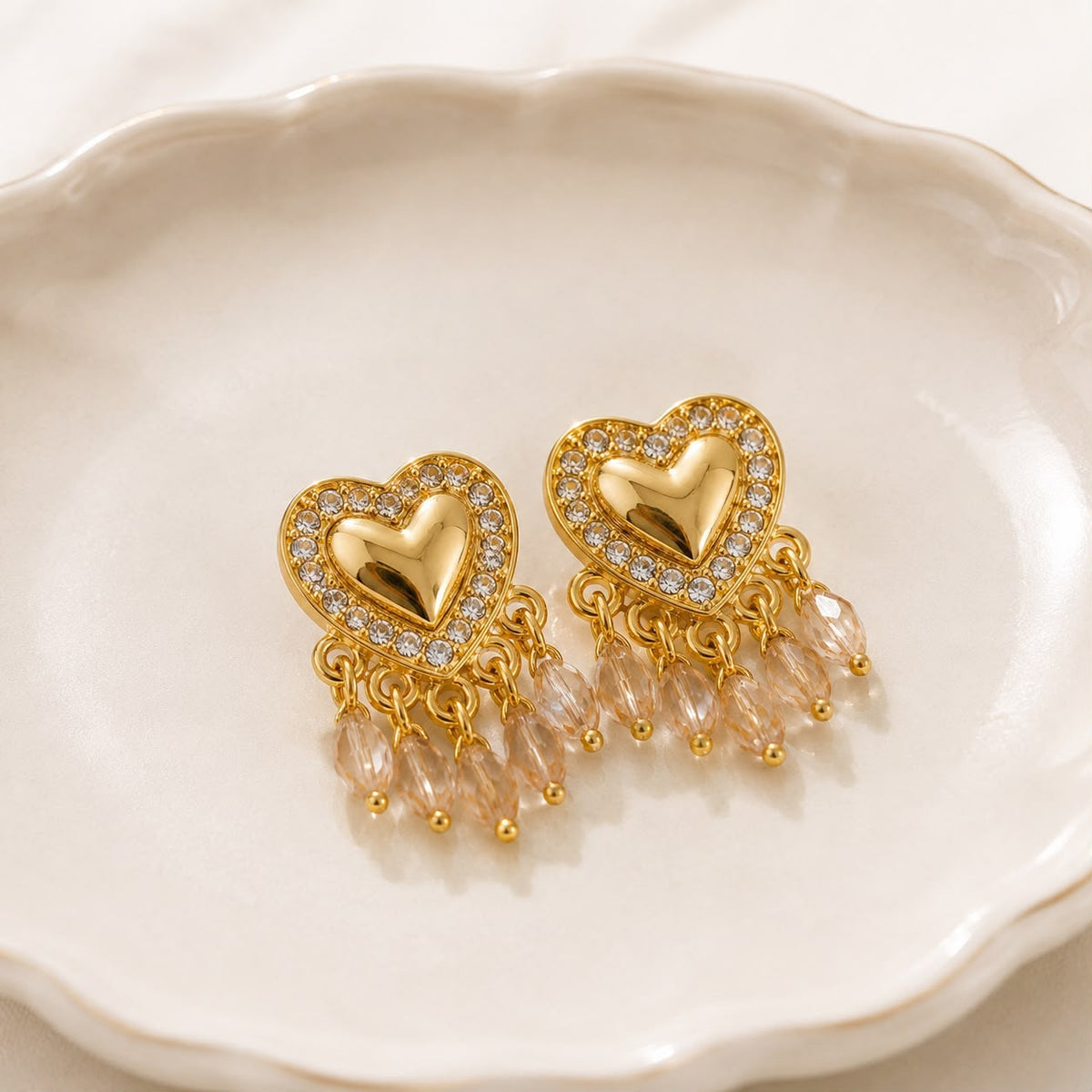 Zircon Earring-253 (Golden)