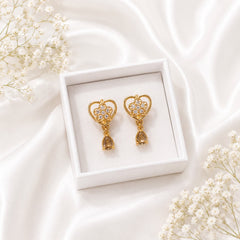 Zircon Earring-254 (Golden)