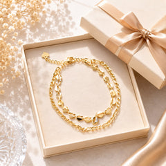 Gold Plated Bracelet-11 (Golden)