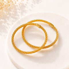 Gold kashmiri Bangles-156 (Golden)