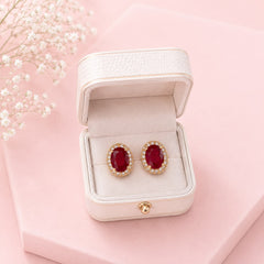 Zircon Stud-226 (Maroon)