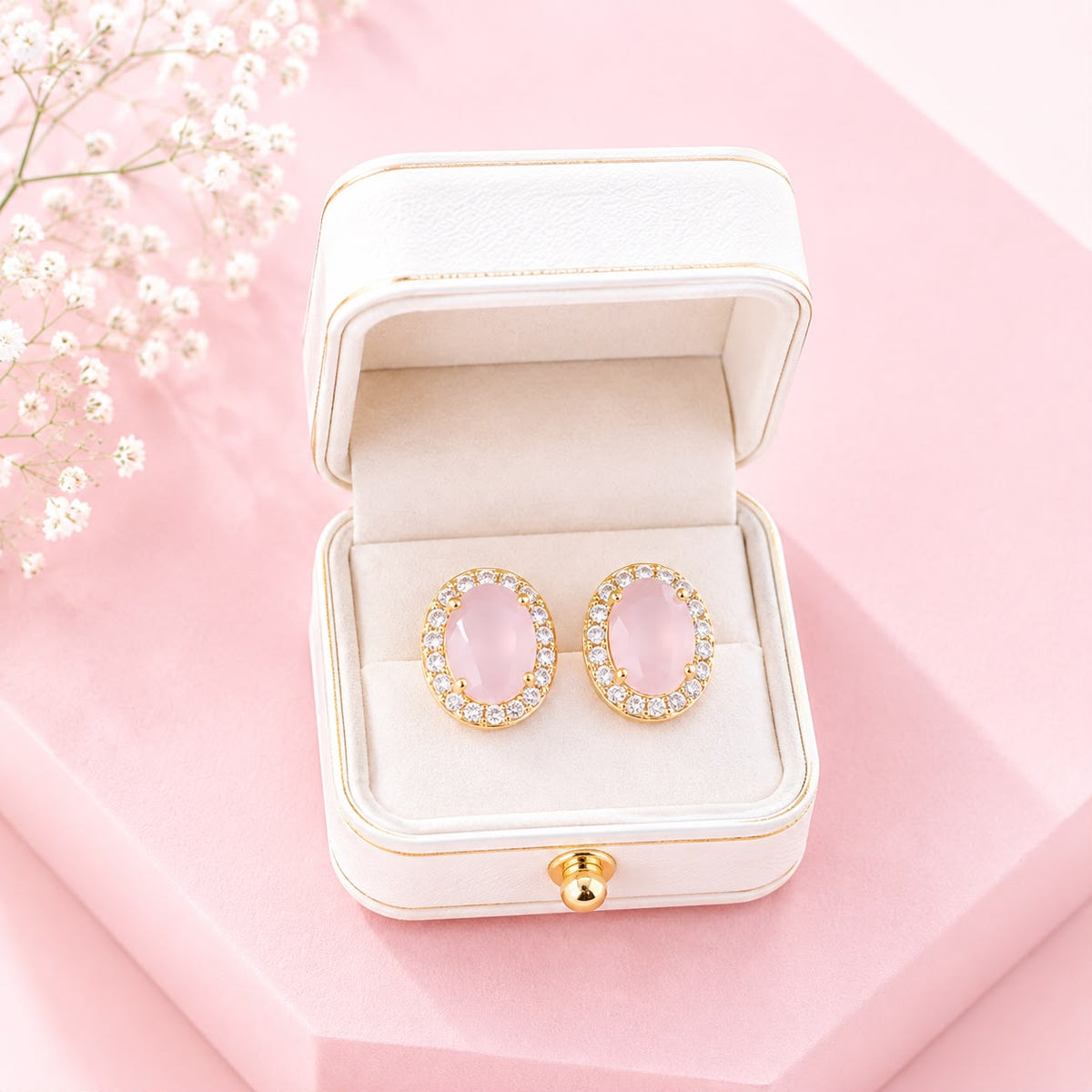 Zircon Stud-226 (Pink)