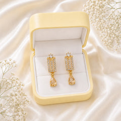 Zircon Earring-260 (Golden)