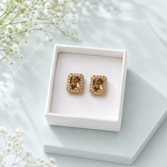 Zircon Stud-225 (Golden)