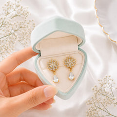Zircon Earring-261 (White)