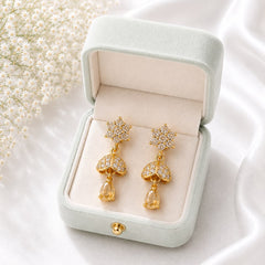 Zircon Earring-262 (Golden)