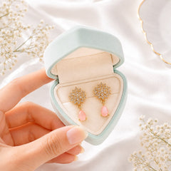 Zircon Earring-261 (Pink)