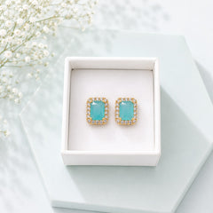 Zircon Stud-225 (Mint Green)