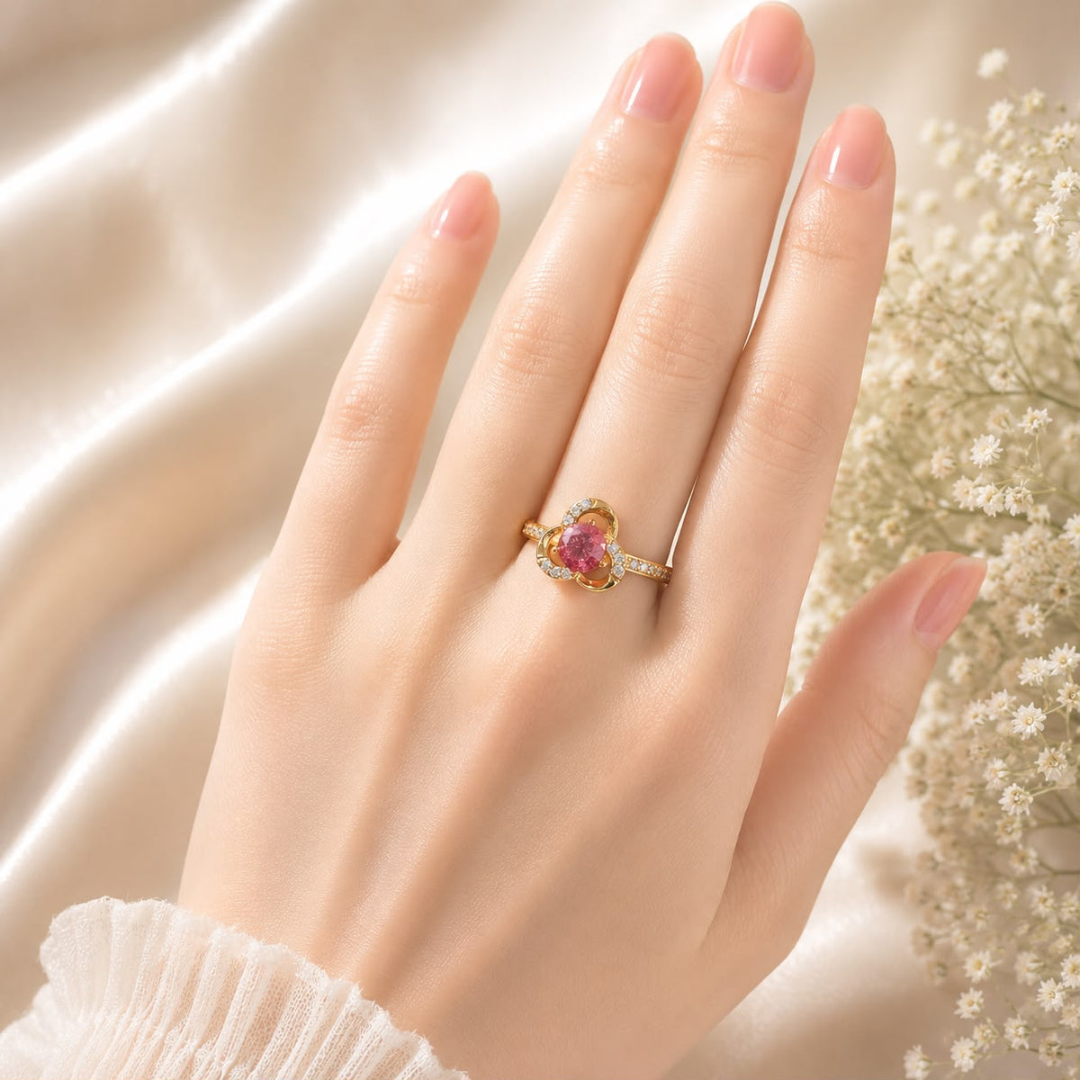 Zircon Ring-462 (Red)