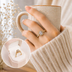 Zircon Ring-468 (Golden)