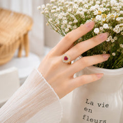 Zircon Ring-465 (Pink)
