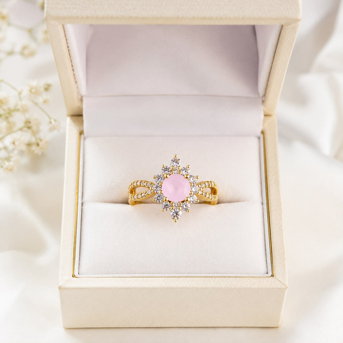 Zircon Ring-467 (Pink)
