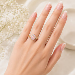 Zircon Ring-467 (Pink)