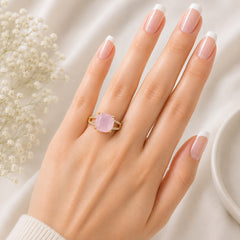Zircon Ring-463 (Pink)
