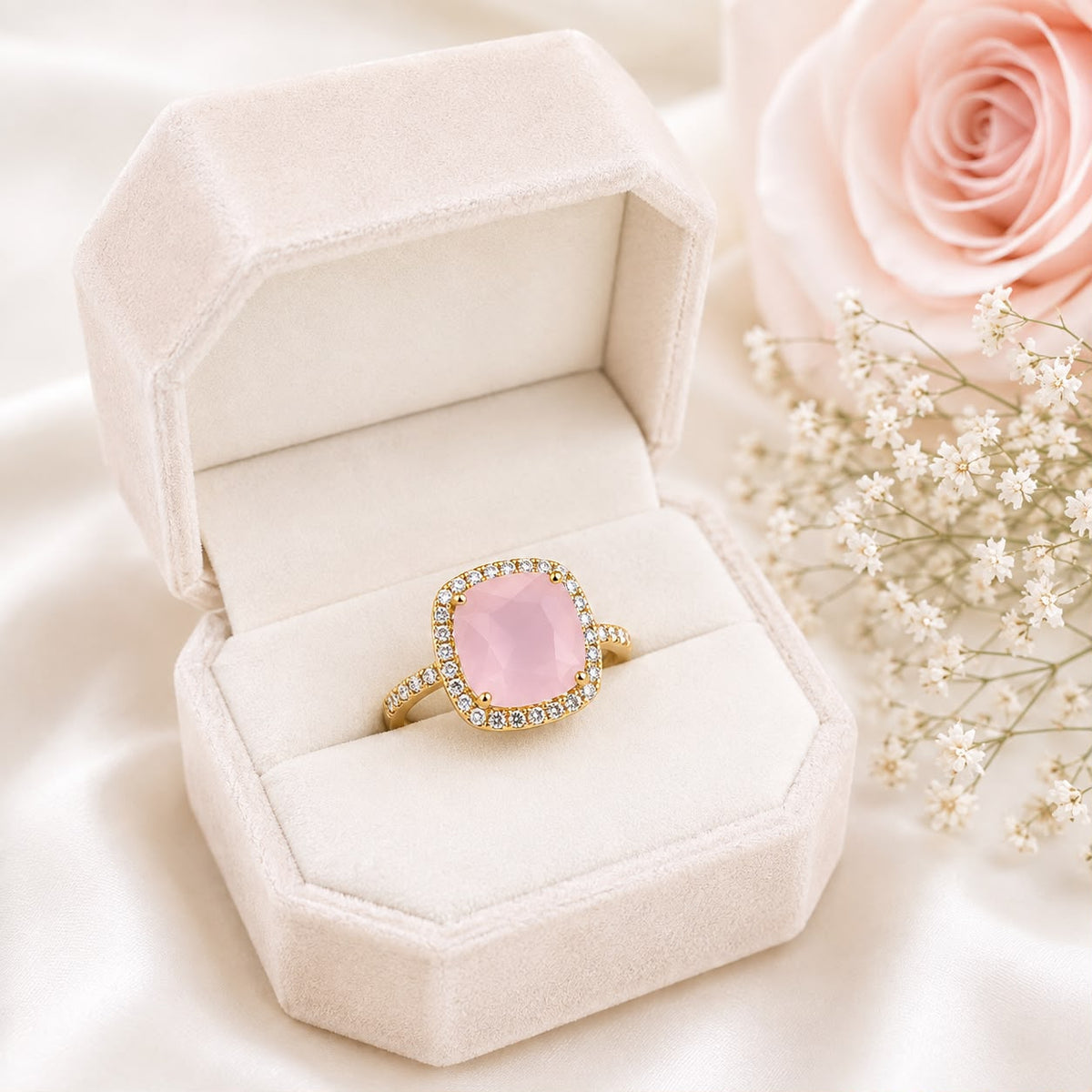 Zircon Ring-464 (Pink)